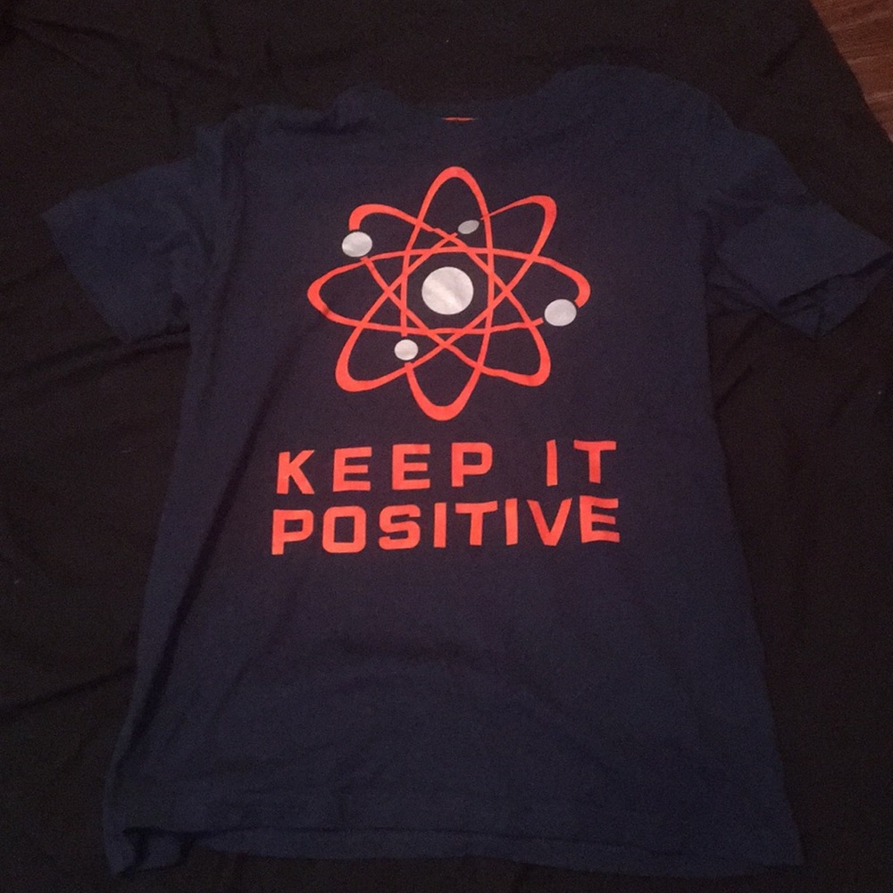 A dark blue t shirt